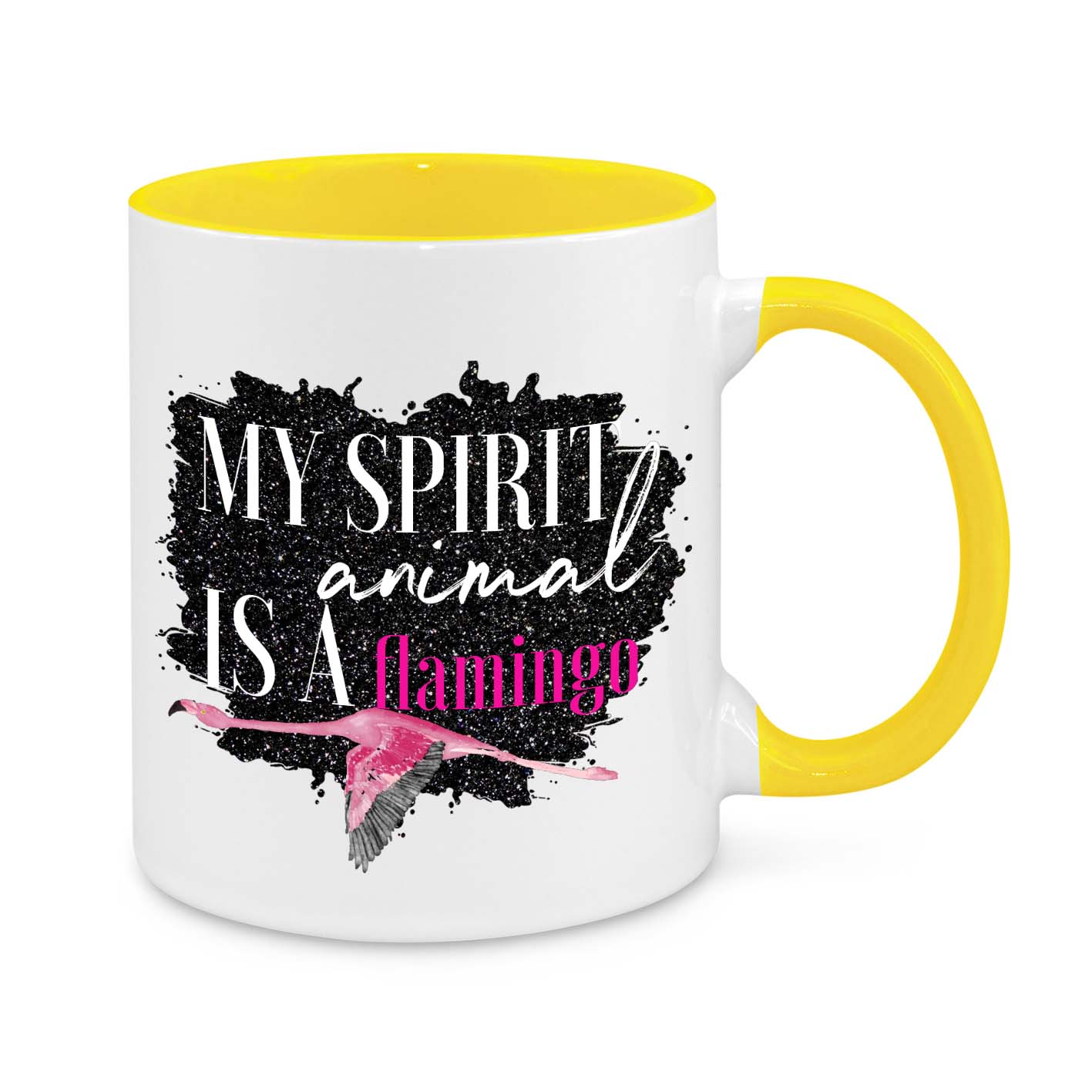 My Spirit Animal is a Flamingo Novelty Mug