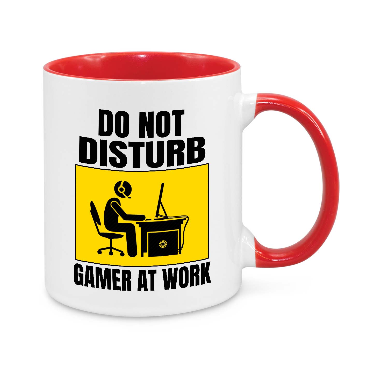 Do Not Disturb! Gamer At Work! Novelty Mug