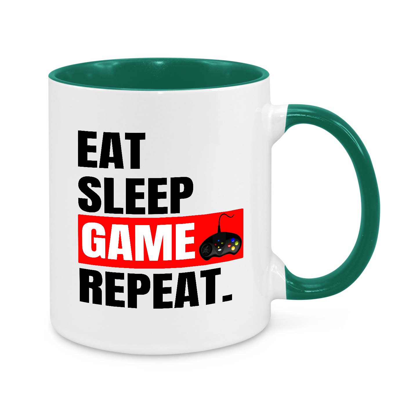 Eat-Sleep-Game-Repeat Novelty Mug