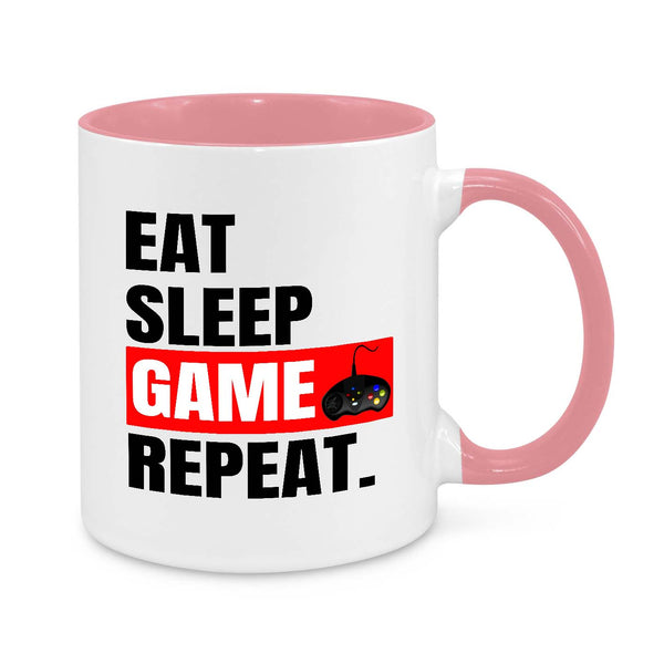 Eat-Sleep-Game-Repeat Novelty Mug