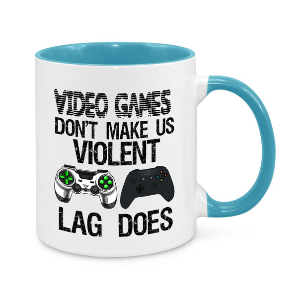 Video Games Don't Make Us Violent Novelty Mug