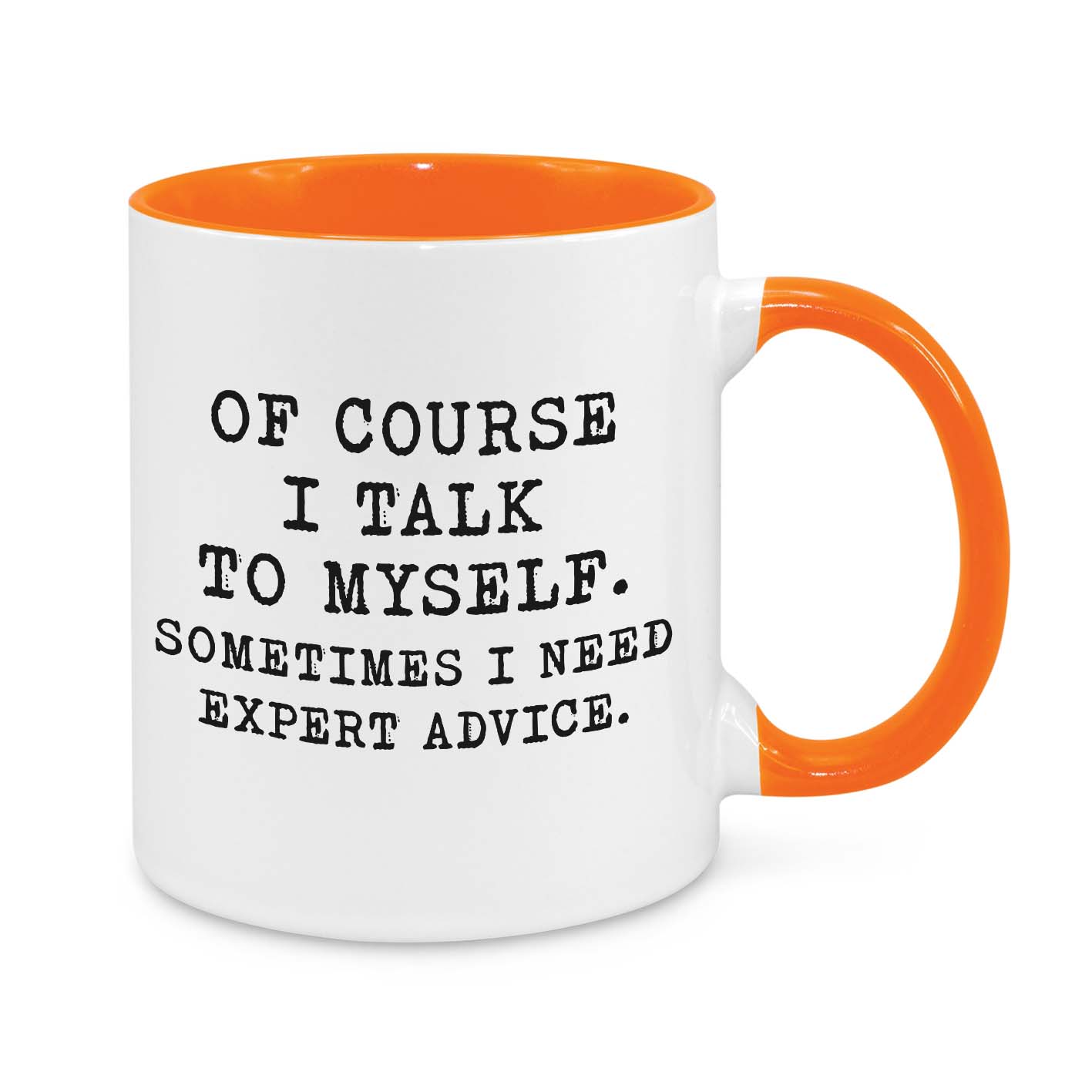 OfCourse Sometimes I Talk to Myself Novelty Mug