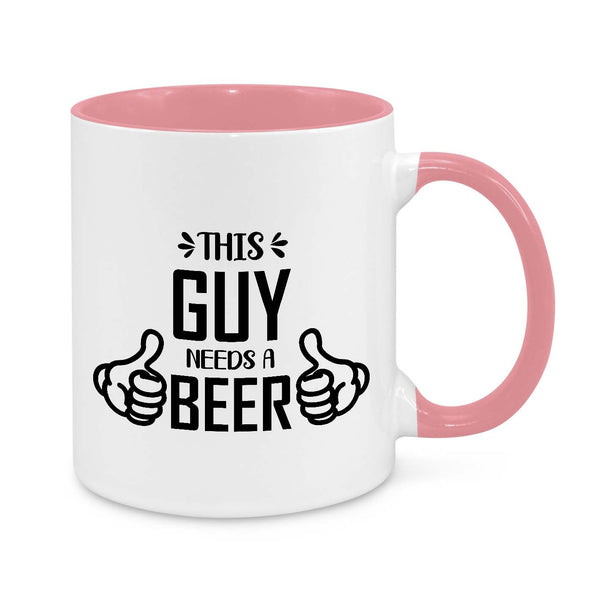 This Guy Needs a Beer Novelty Mug