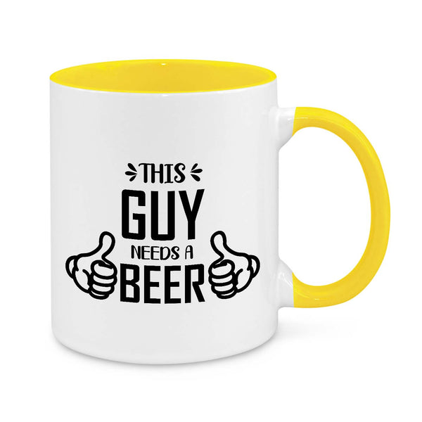 This Guy Needs a Beer Novelty Mug