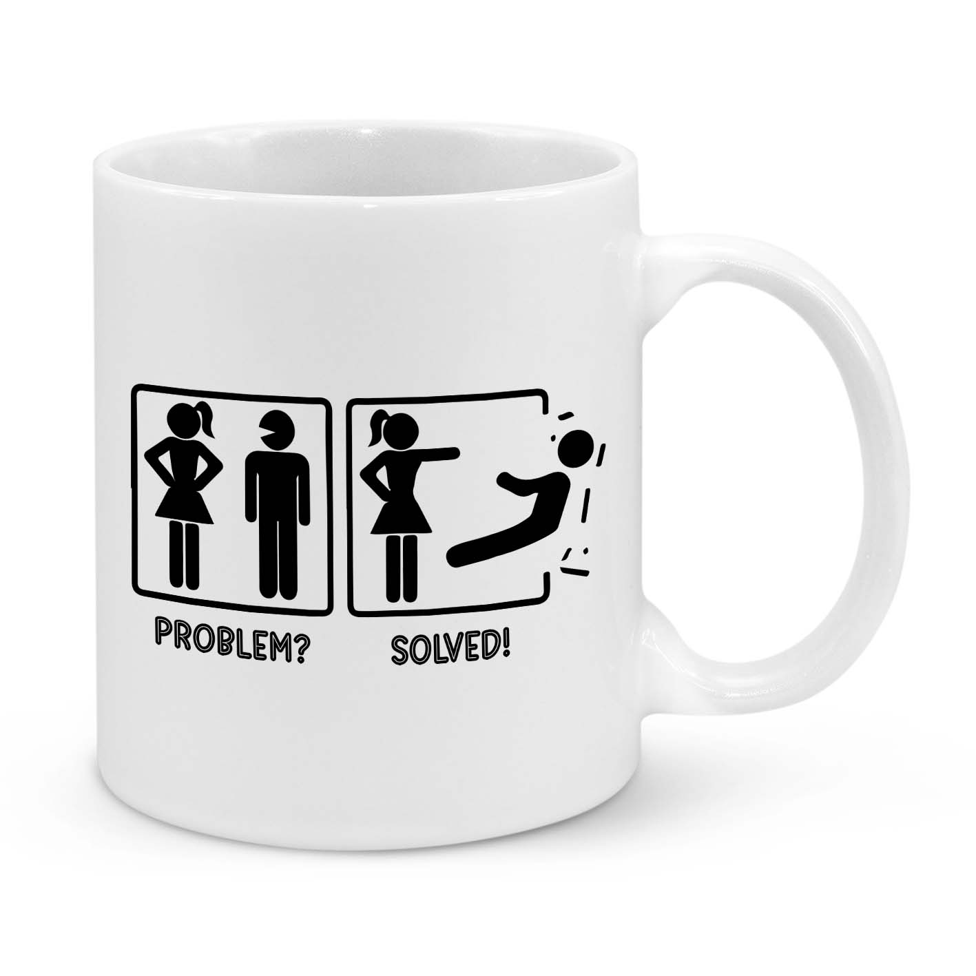 Problem Solved Novelty Mug